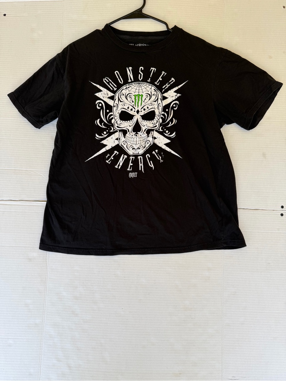 Monster Energy Skull Logo Short Sleeve Tee - Black